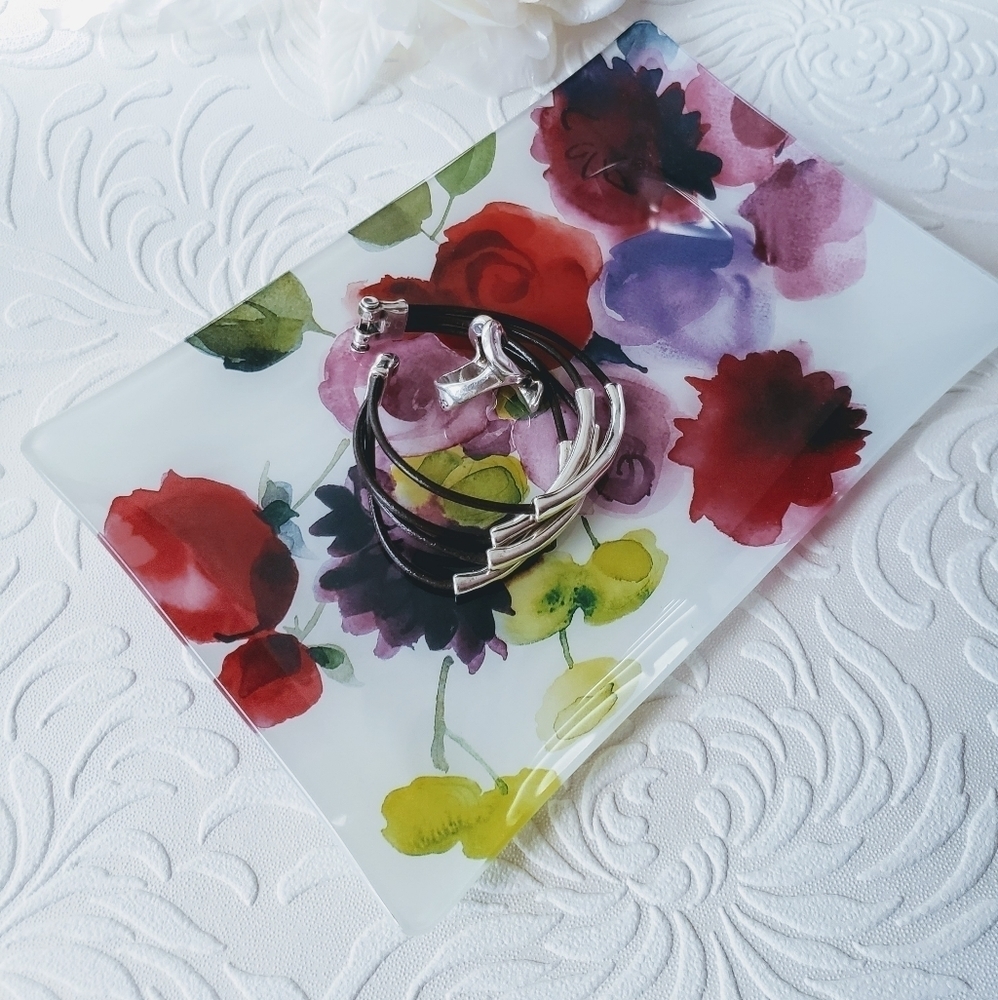 Large Decoupage Catch all Tray